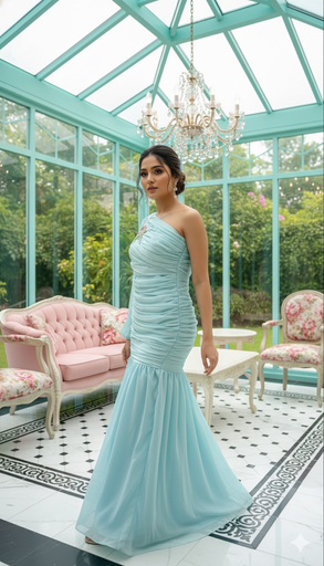 Blue Bell Rose Dress 