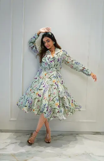 Botanical Tea Dress